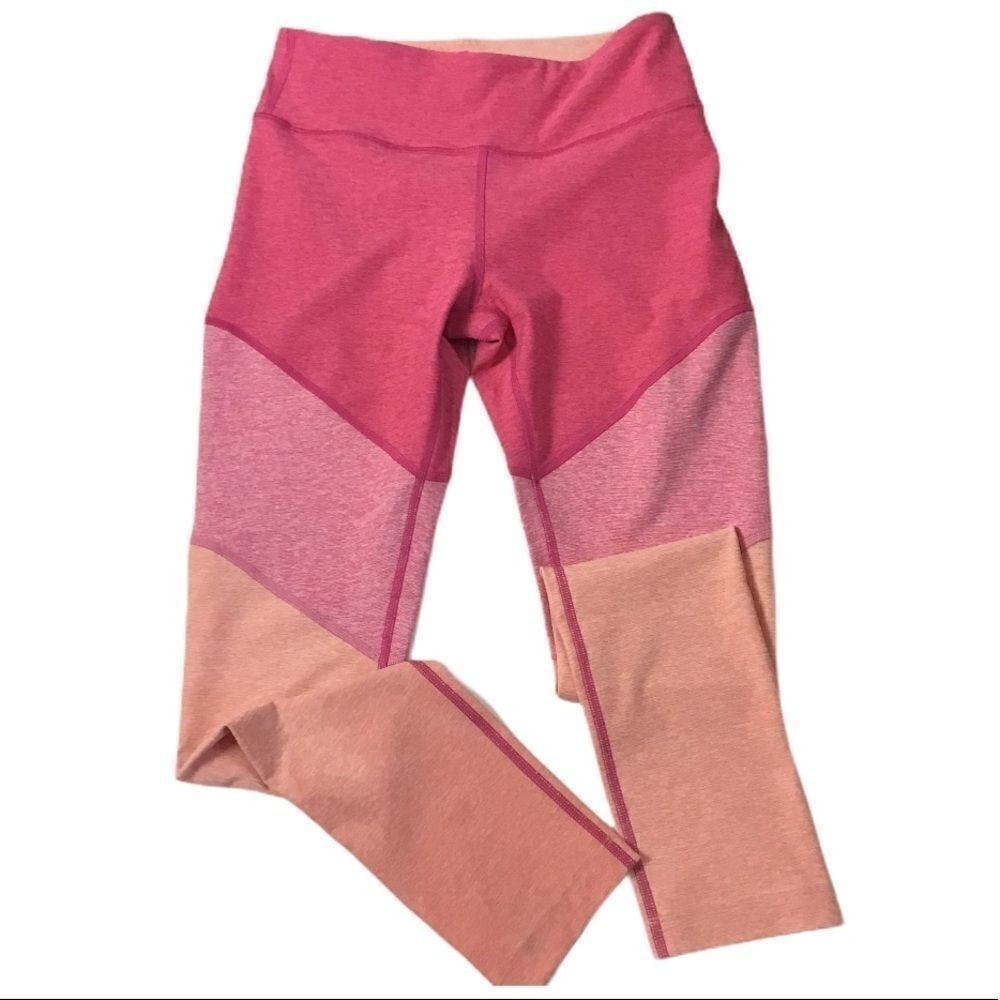 - Outdoor Voices 7/8 Springs 3 Color Block Leggings Rare Color way Size Small